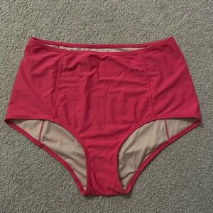 Kortni Jean high waisted bold fuchsia bottoms